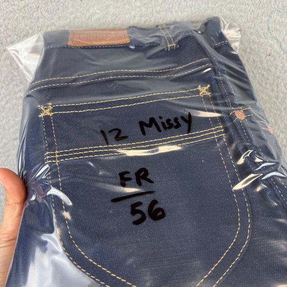 Vintage Women's Finesse 80's High Waisted Denim Blue Jeans Straight Leg Size 12 - Picture 9 of 9